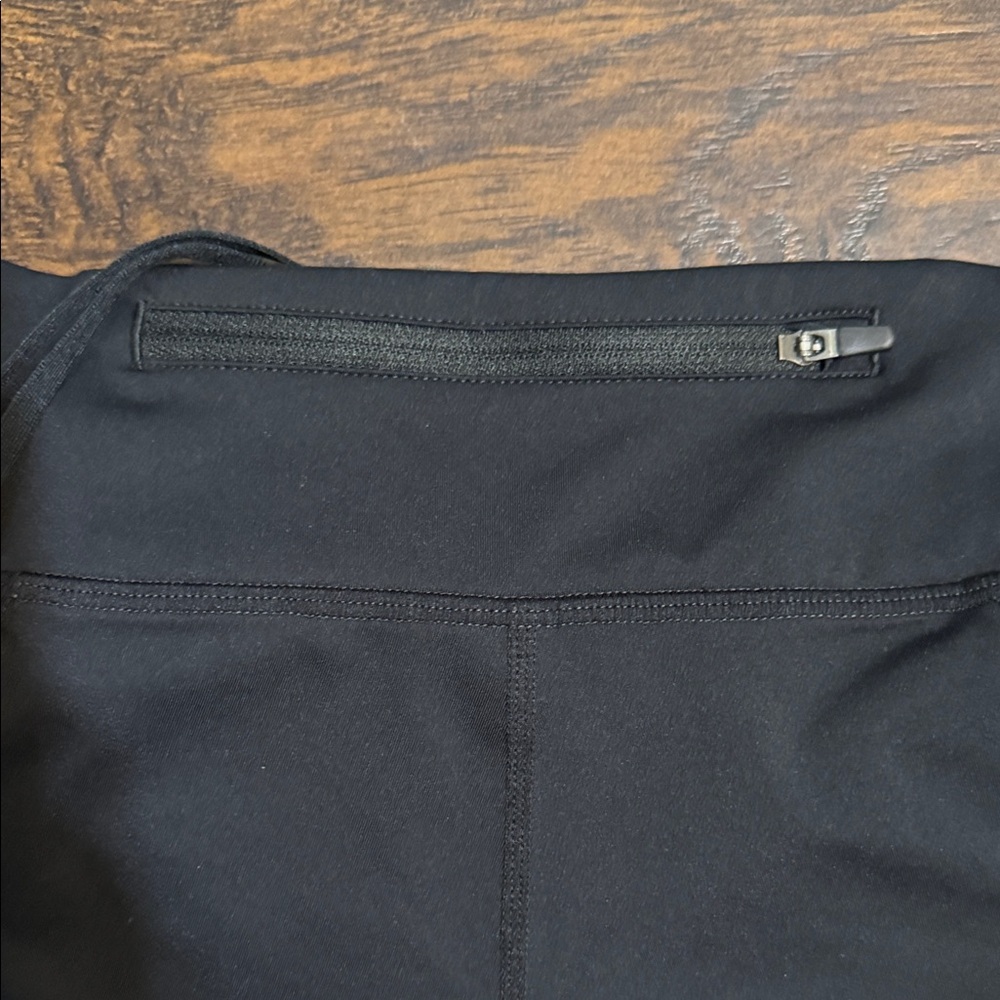 Nike Black Capris with White Logo - Picture 3 of 8